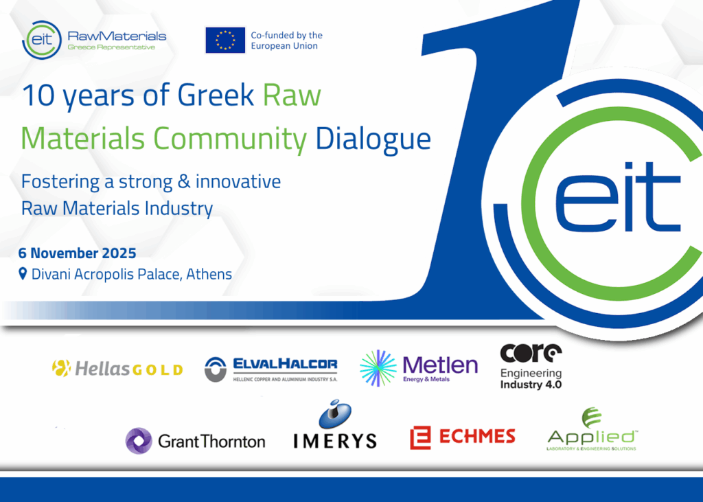 Updated Agenda | 10 years of Greek Raw Materials Community